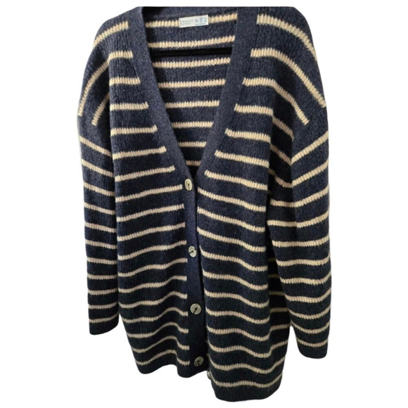 Primark Striped Cardigan Grandpa Style Size XL - Picture 4 of 8